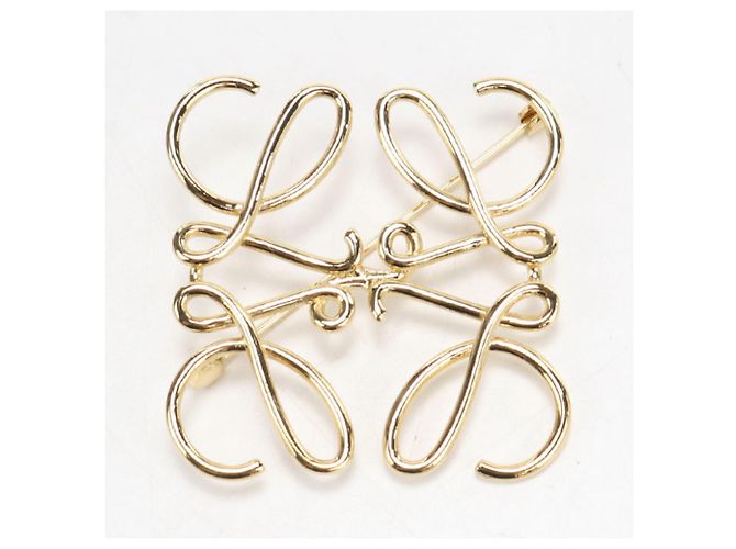 Broche en métal doré Loewe - vue 2