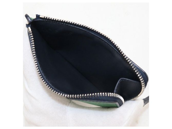 Porta-moedas Loewe em pele de vitelo bege - vista 3