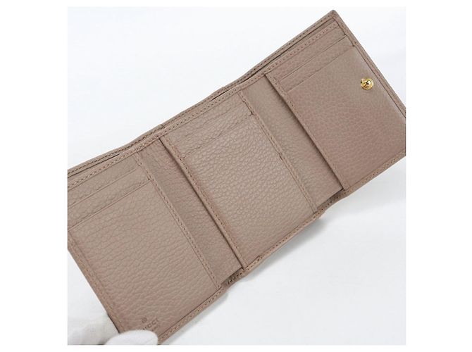 Marmont Gucci Tri-fold Geldbörse Braun - Ansicht 3