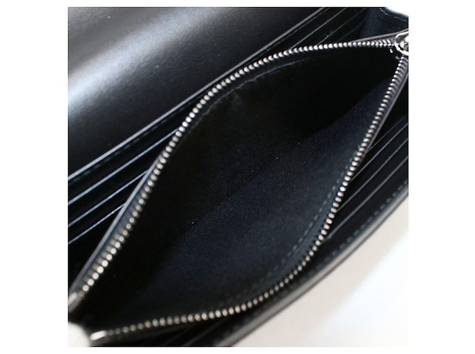 Christian Dior Long Flap Wallet Black - view 4
