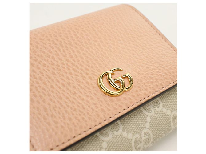 Cartera bi-fold Gucci en rosa - vista 7