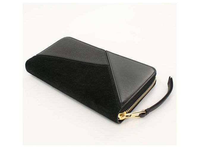 Portafoglio rotondo con zip Loewe Puzzle Nero - vista 2