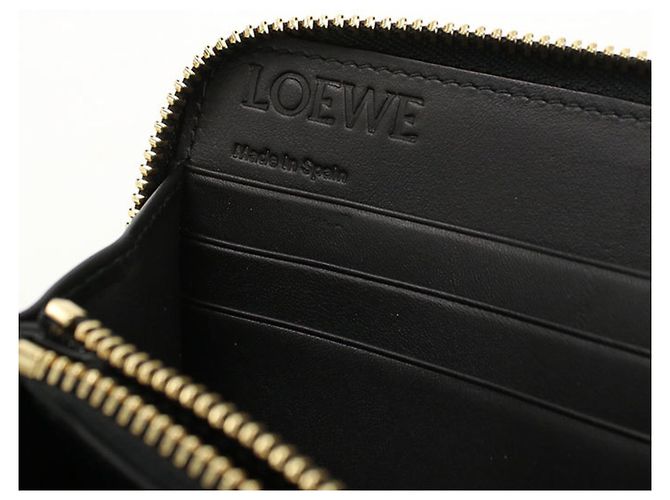 Portafoglio rotondo con zip Loewe Puzzle Nero - vista 6