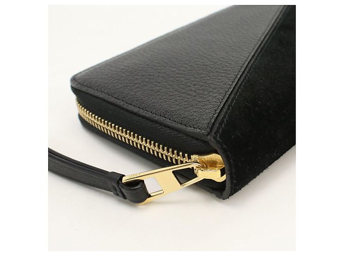 Portafoglio rotondo con zip Loewe Puzzle Nero - vista 7