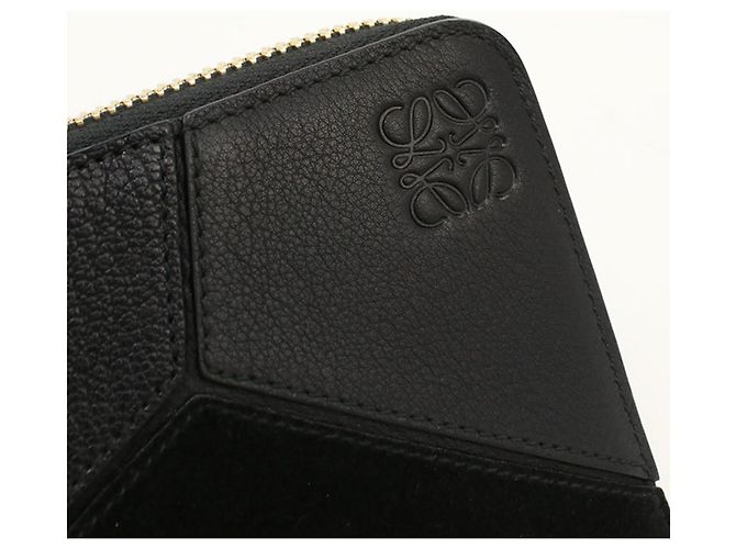 Portafoglio rotondo con zip Loewe Puzzle Nero - vista 9