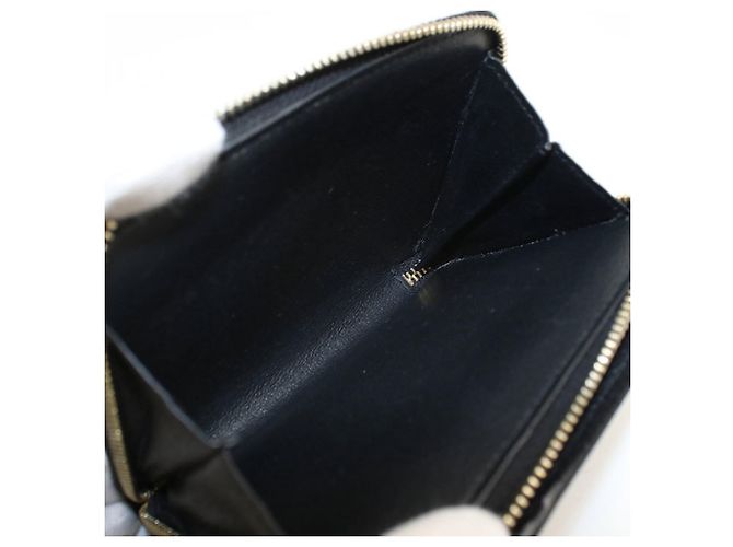 Autre Marque Portafoglio bi-fold Saint Laurent in pelle nera Nero - vista 5