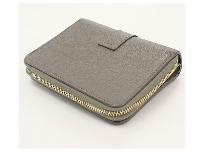 Autre Marque Saint Laurent Bi-fold Geldbörse Grau Braun - Ansicht 2