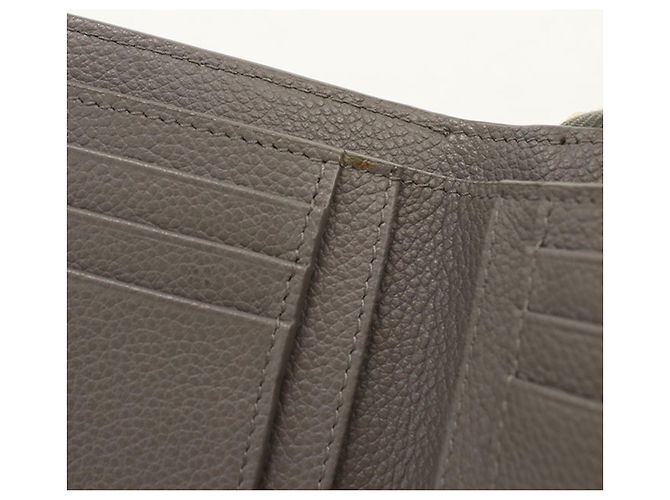 Autre Marque Saint Laurent Bi-fold Geldbörse Grau Braun - Ansicht 4