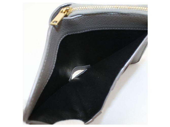 Autre Marque Saint Laurent Bi-fold Geldbörse Grau Braun - Ansicht 5