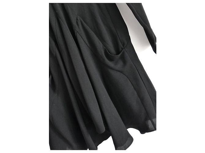Isabel Marant Usmara Mini-Kleid aus gerafftem Krepp in Schwarz - Ansicht 5