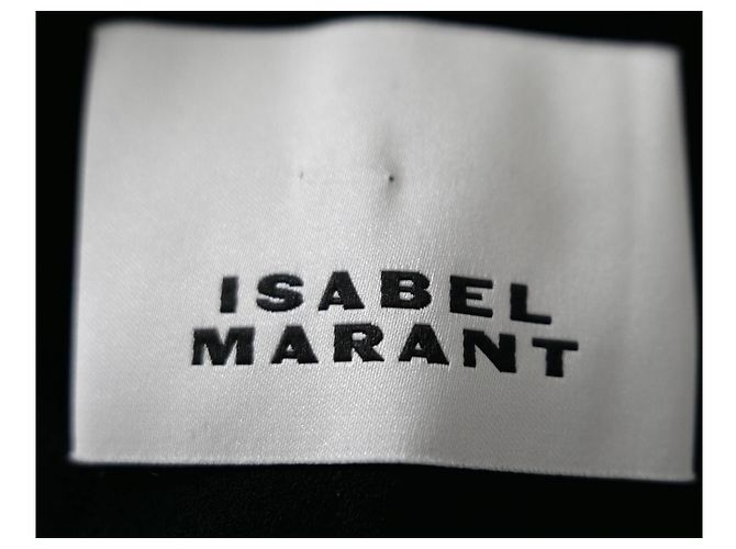 Isabel Marant Usmara Mini-Kleid aus gerafftem Krepp in Schwarz - Ansicht 8