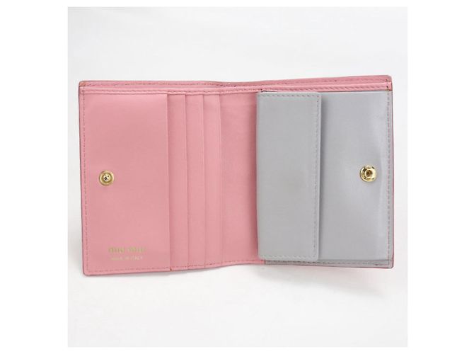 Cartera bi-fold Miu Miu Rosa - vista 3