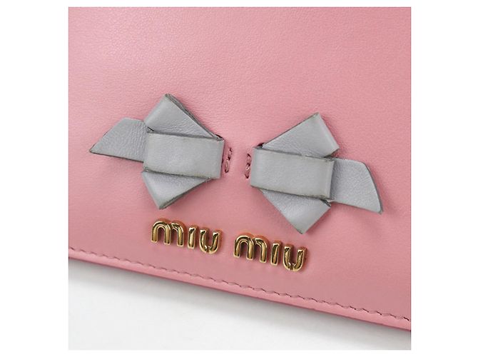 Cartera bi-fold Miu Miu Rosa - vista 5