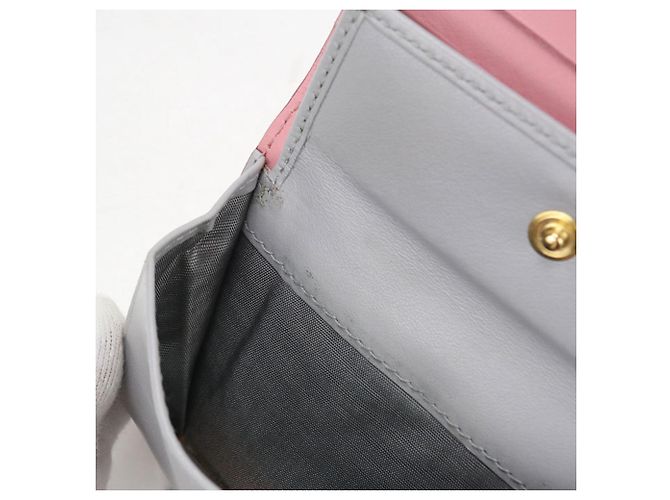 Cartera bi-fold Miu Miu Rosa - vista 8