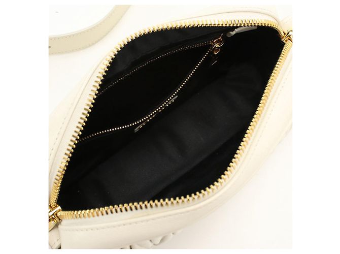 Miu Miu Ivory Schultertasche Roh - Ansicht 3