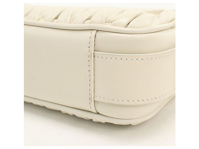 Miu Miu Ivory Schultertasche Roh - Ansicht 6