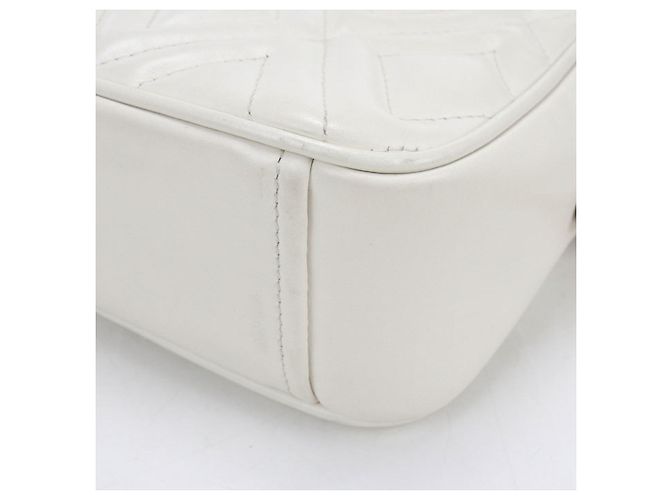 Borsa a tracolla Miu Miu in pelle bianca Bianco - vista 6