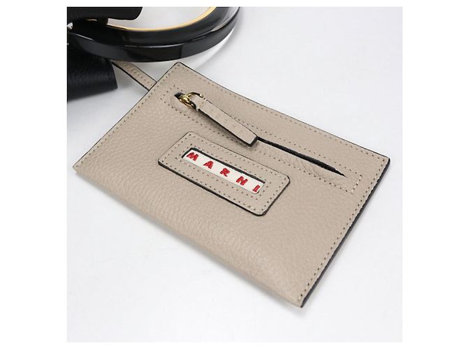 Borsa 2-Way Marni in pelle nera Nero - vista 7