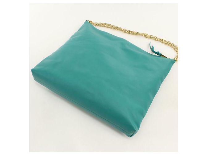 Borsa a tracolla Miu Miu in pelle verde - vista 2