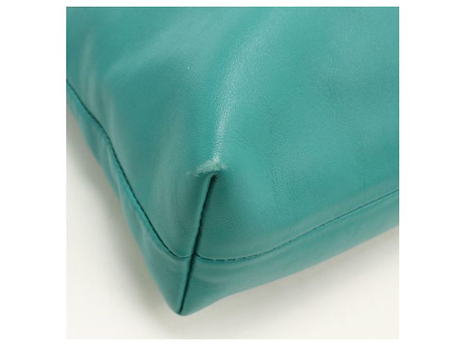 Borsa a tracolla Miu Miu in pelle verde - vista 5