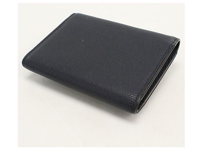 Cartera tri-fold Valextra Iside en Navy Azul marino - vista 2