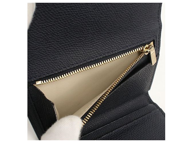 Cartera tri-fold Valextra Iside en Navy Azul marino - vista 5