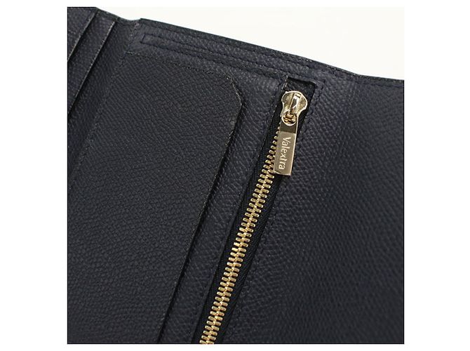 Cartera tri-fold Valextra Iside en Navy Azul marino - vista 7