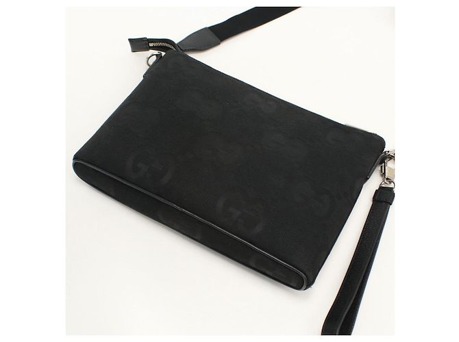 Clutch e borsa a tracolla GUCCI nera Nero - vista 2