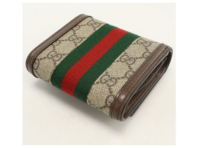 Portafoglio bifold Gucci Ophidia Beige - vista 2