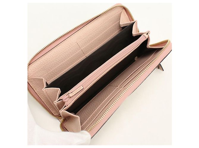 Portafoglio lungo Gucci Bi-Fold Rosa - vista 3