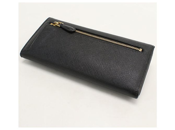 Cartera larga Prada bi-fold Negro - vista 2