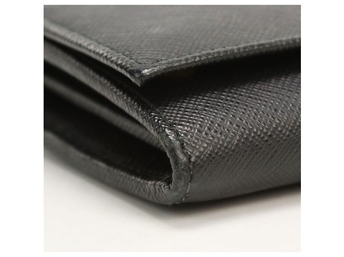 Cartera larga Prada bi-fold Negro - vista 6