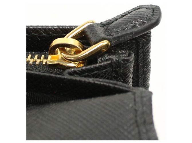 Cartera larga Prada bi-fold Negro - vista 8