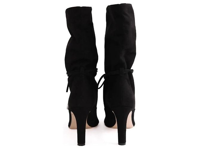 Botas Eliza Lk Bennett em camurça preta tamanho 38 Preto - vista 2