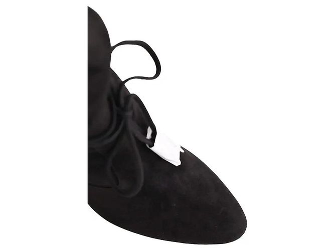 Botas Eliza Lk Bennett em camurça preta tamanho 38 Preto - vista 4