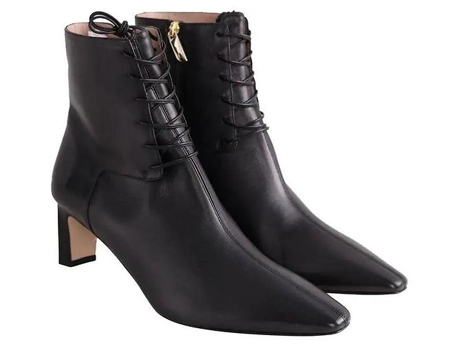 Lk Bennett Betty leather ankle boots black - view 3