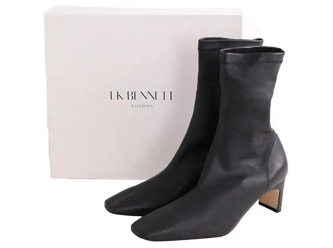 Stivaletti Marcia in pelle neri Lk Bennett Nero - vista 8