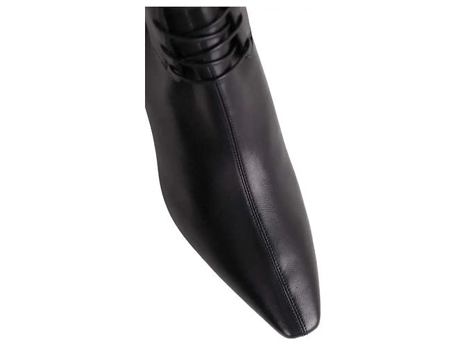 Botas Betty de cuero negras Lk Bennett Negro - vista 4