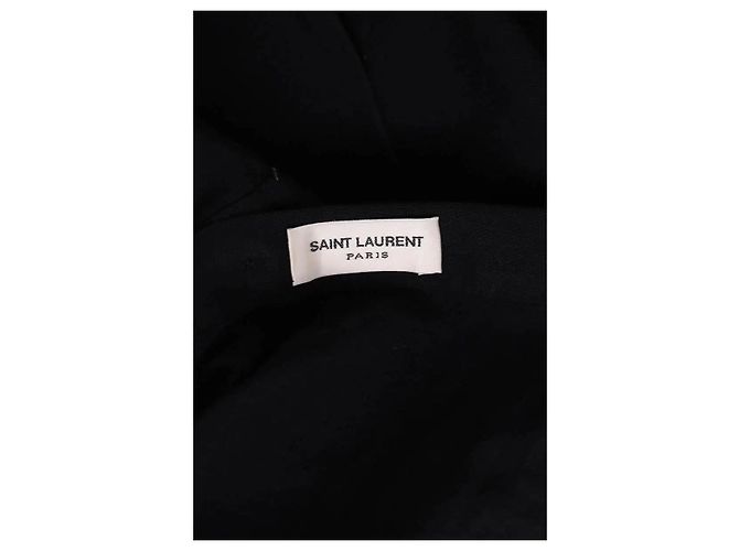 Autre Marque Camicia Saint Laurent in cotone nero - vista 4