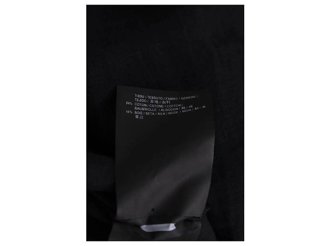 Autre Marque Camicia Saint Laurent in cotone nero - vista 5
