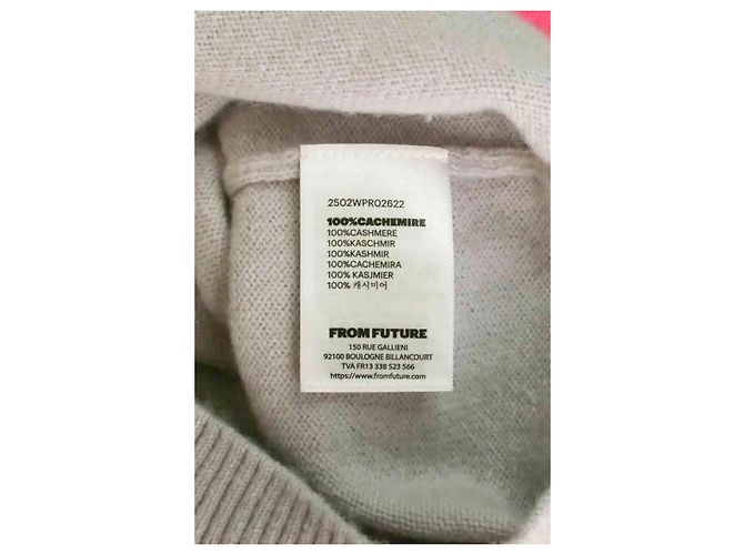 Autre Marque From Future Kaschmirpullover grau S - Ansicht 6