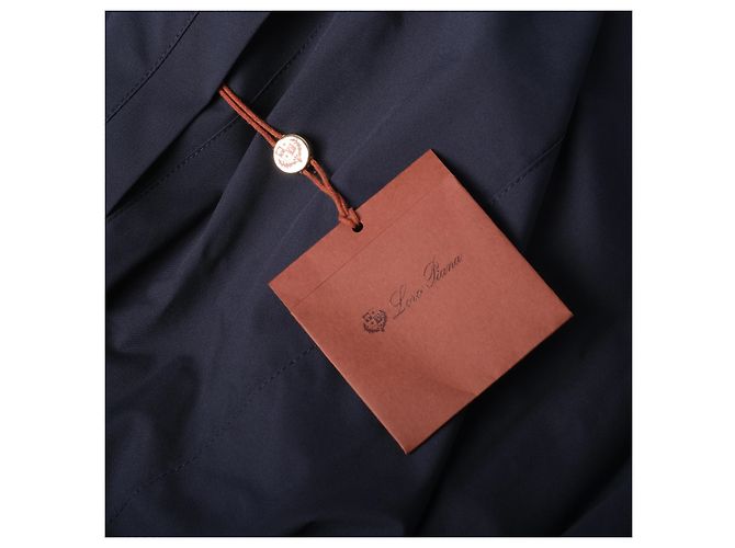 Loro Piana Windmate® Storm System® Reversible Blue Navy Cashmere Bomberjacke – ’20s - Ansicht 12