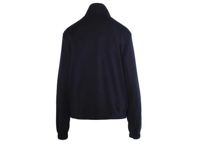 Loro Piana Windmate® Storm System® Reversible Blue Navy Cashmere Bomberjacke – ’20s - Ansicht 8