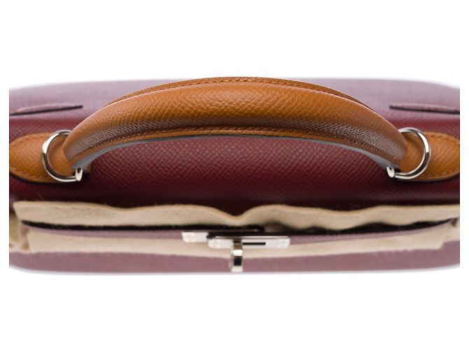 Hermès Borsa HERMES Kelly 25 in Pelle Rossa - 103897 Rosso - vista 10