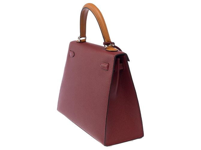Hermès Borsa HERMES Kelly 25 in Pelle Rossa - 103897 Rosso - vista 6