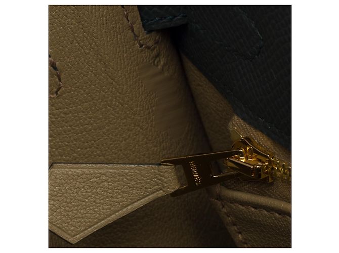 Hermès Borsa HERMES Kelly 25 in Pelle Verde - 103894 - vista 8