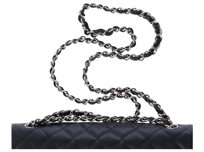 Borsa CHANEL Timeless/Classique in Pelle Nera - 103637 Nero - vista 10