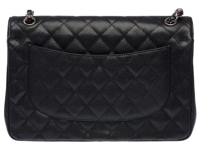 Borsa CHANEL Timeless/Classique in Pelle Nera - 103637 Nero - vista 4
