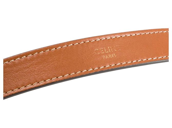 Céline CELINE - Borsa a tracolla Ava in tela rivestita monogramma Triomphe marrone - vista 6
