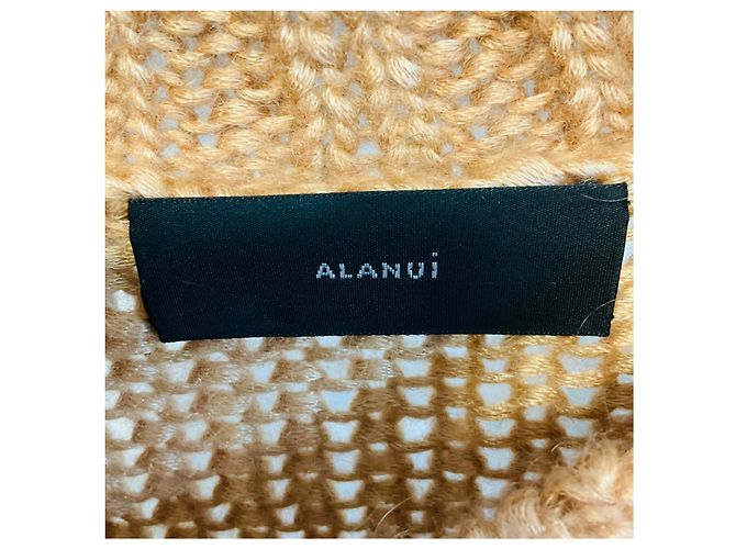Alanui Strickpullover mit Fransen Tan / Beige / Black Kamel - Ansicht 4